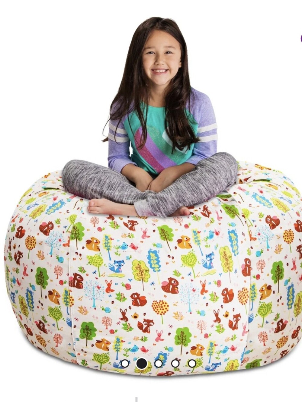 Kids' Stuffed Animal Storage Bean Bag***READ MORE